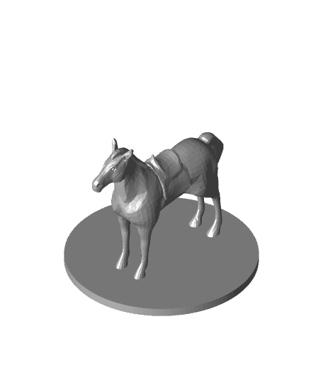 Draft Horse by mz4250 full viewable 3d model