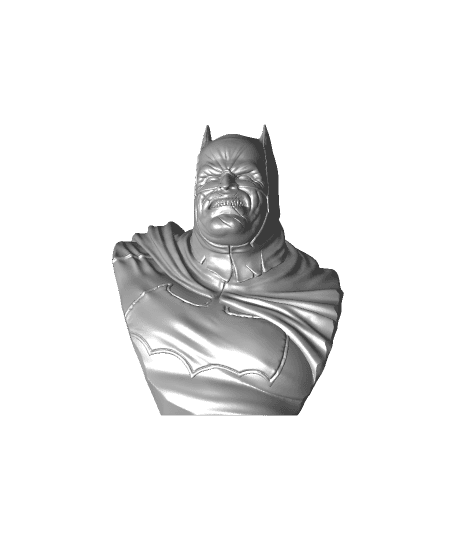 The Dark Knight bust (fan art) 3d model