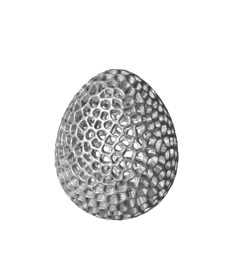 Ornamental Egg (Voronoi) 3d model
