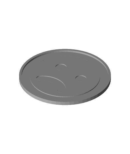 The Frown Coaster 3d model