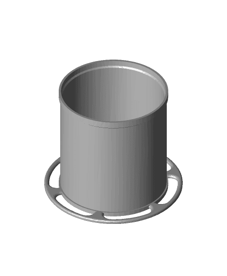 Filament trash can & spool pen cup 3d model