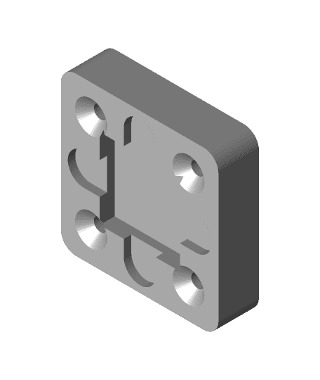 Weighted Baseplate 1x1 (super cute).stl 3d model