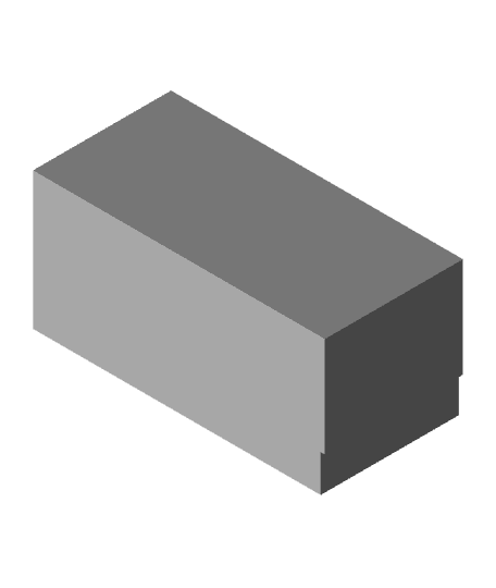 Cardboard Hardware Box Form 3d model
