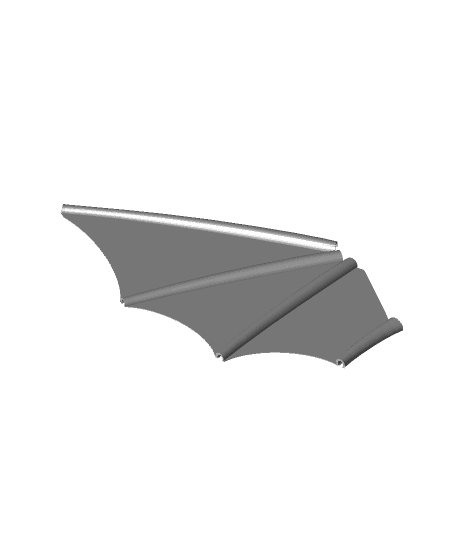 Articulated Serpent Wing Skins 3d model
