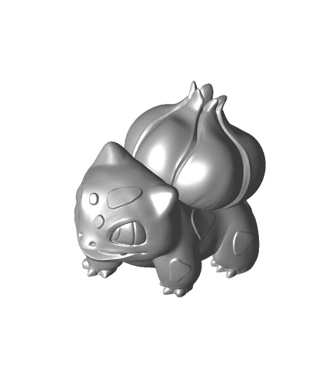 Bulbasaur - Pokemon - Fan Art by printedobsession full viewable 3d model