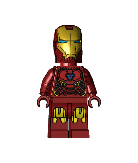 New Ironman LEGO by Roboninja full viewable 3d model