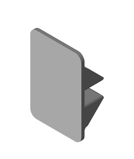 Vertical Laptop Stand 3d model