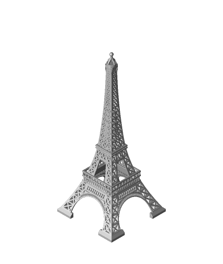 Eiffel Tower support free 3D Printable 3d model