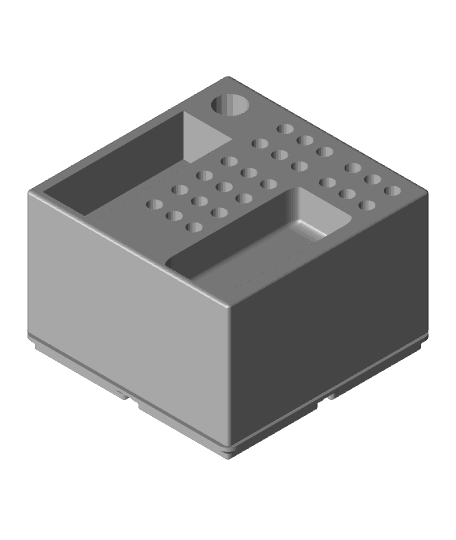 gridfinity precision screwdriver holder.stl 3d model