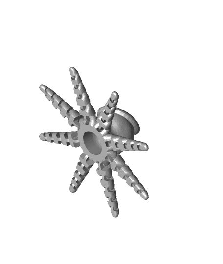 octopus_with_painter_hat_thing.stl 3d model