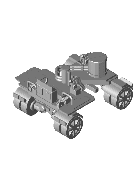 FHW: Oxchan/ Zorblin High Roller Steam Tank concept v2 3d model