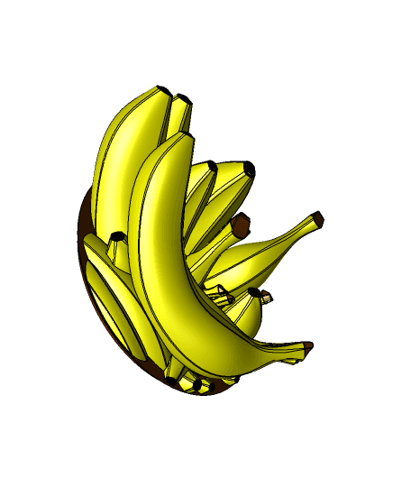 Banana Lid - BIG Barrel & Can Cup Add-On Topper 3d model