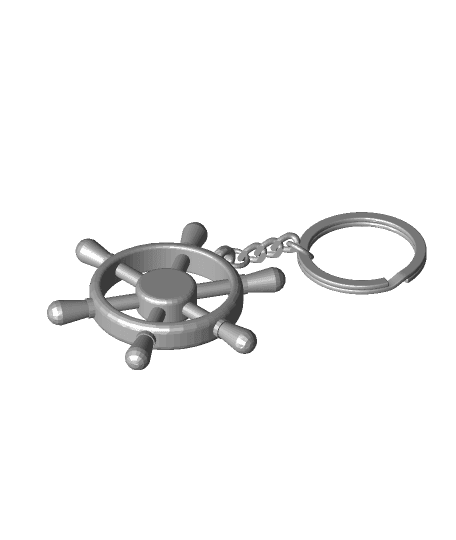 Rudder Key Ring.stl 3d model