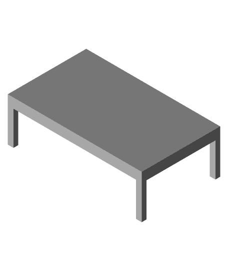 a table 3d model