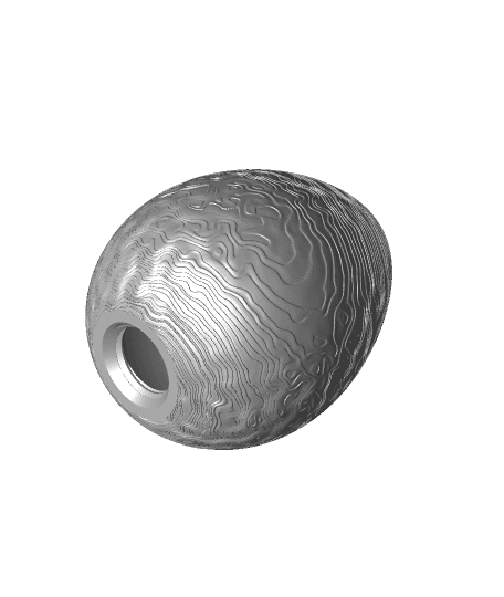 Psychedelic Egg Container 3d model