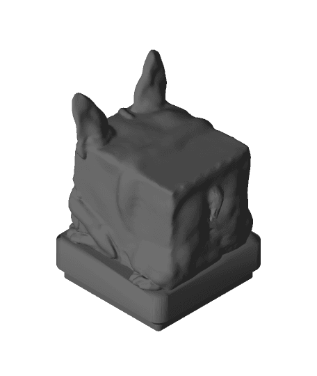 Gridfinity Frenchie Block 3d model