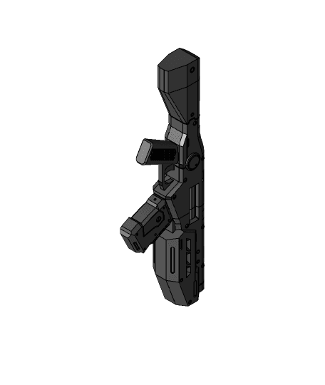 Space Engineers MR-20 Automatic Rifle Static Prop by Terminal_6 full viewable 3d model