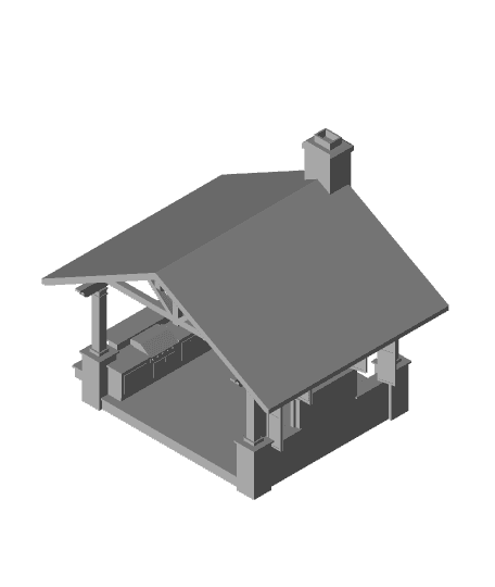 pool house.stl 3d model