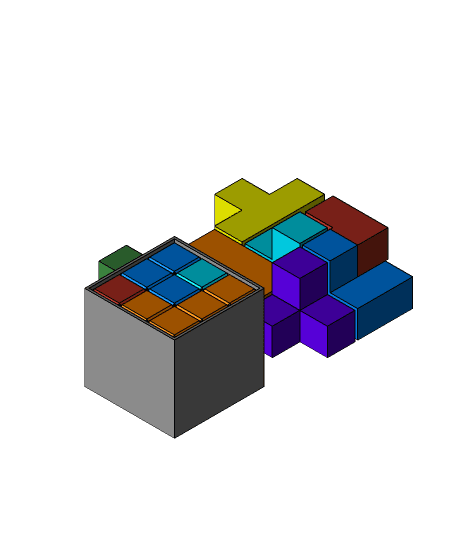 Soma Cube 3d model