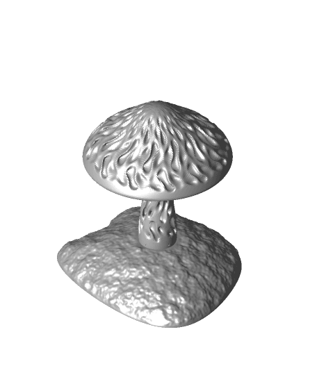Modular Mushrooms by DaveMakesStuff full viewable 3d model