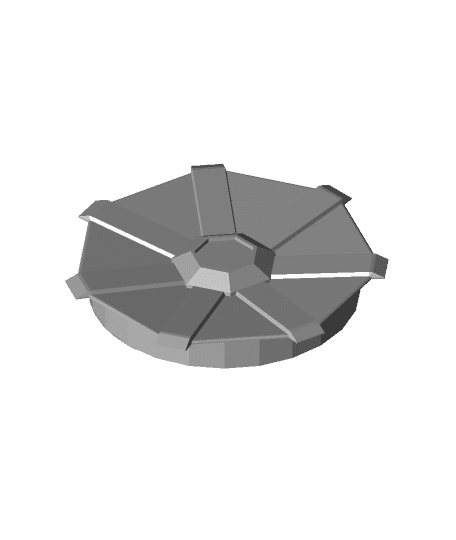 Cybertruck Wheel Storage Box by alexaldridge full viewable 3d model