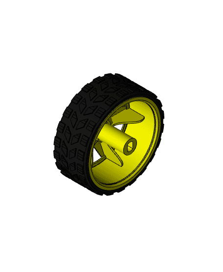 Wheel for 2WD/4WD Car 3d model