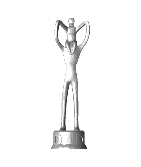 Father's Day Trophy 3d model