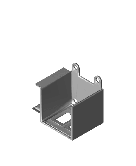 Open Back Switch Box for Lack Enclosure V2 3d model