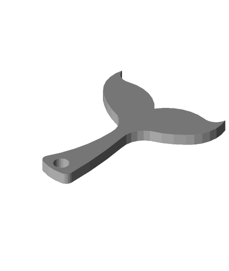 Whale Tail / Mermaid Tail 3d model