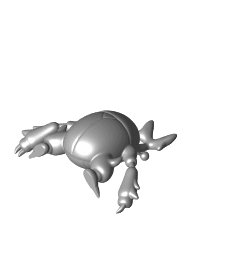 Heracross Pokemon - Multipart 3d model