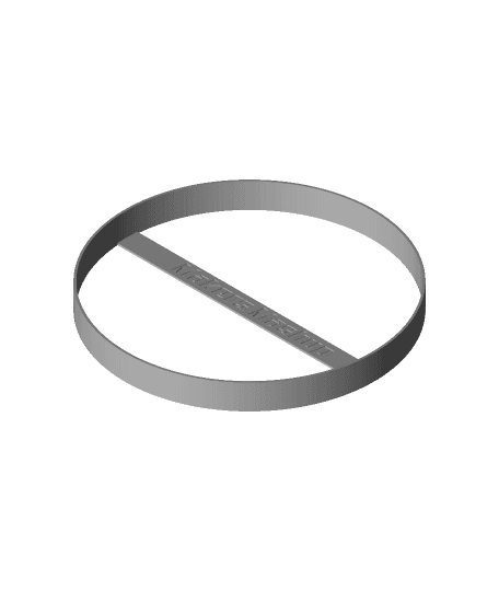 Arc Welder Test Ring 3d model