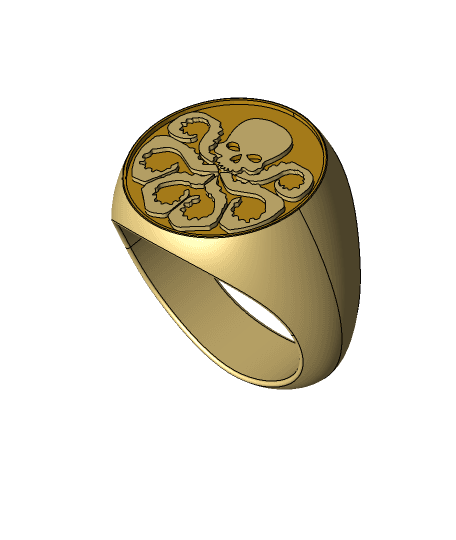 Hydra Ring  by 3DDesigner full viewable 3d model