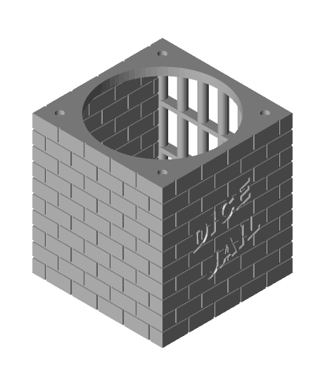 Dice Jail by SeijinDinger full viewable 3d model