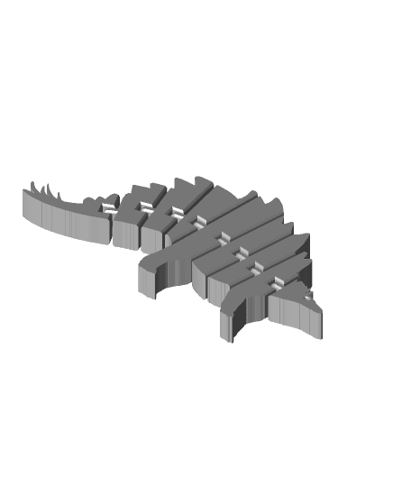 Flexi-Stegosaurus 3d model