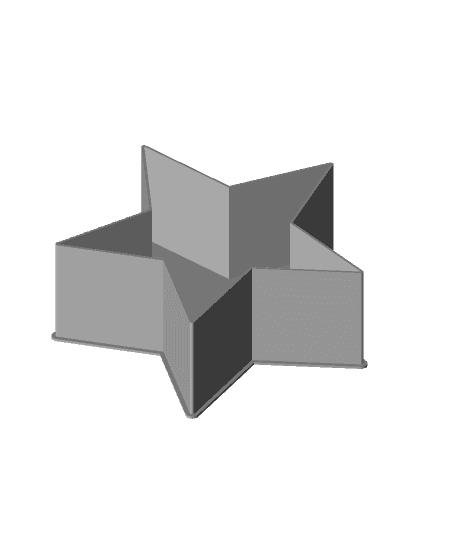 Star nestable box (v1) 3d model