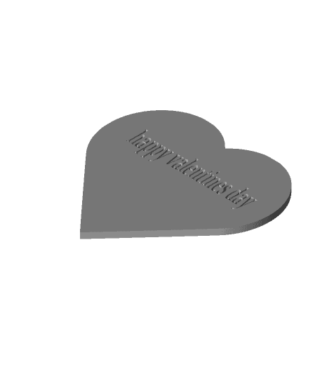 valentines day heart by gerdpointmakes full viewable 3d model