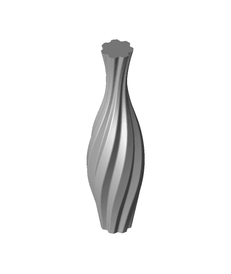 Tall Twisted Vase by Slimprint.stl 3d model
