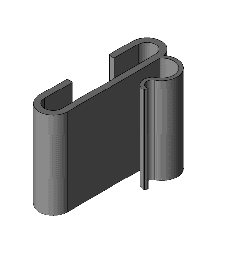 Oculus Power Cord Clip.step by drew.blazo full viewable 3d model