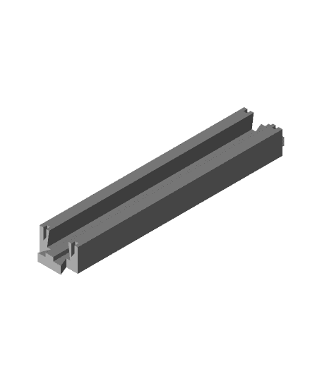 Helping Hands Track rail and mounts (for PCB soldering) 3d model