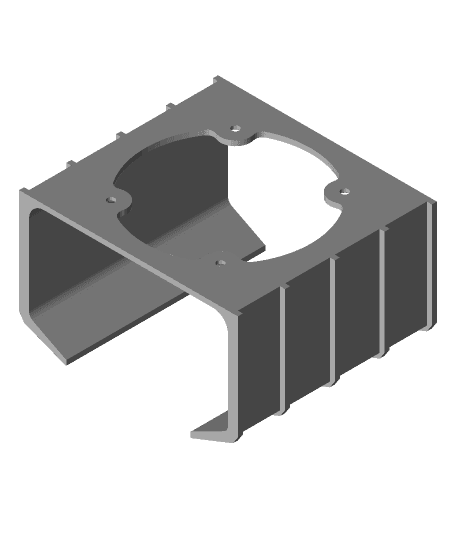 Bosch Cordless Screwdriver Mount by Captain Konzept full viewable 3d model