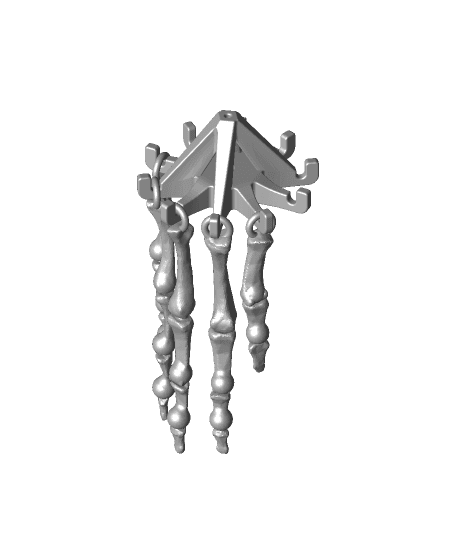 Fingerbone Windchime 3d model