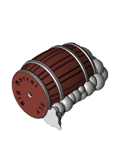 Root BEER Foam Lid! - Big Barrel add-on or Can Cups! by MandicReally full viewable 3d model