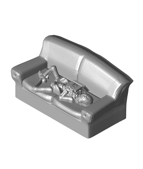 skeleton_couch.stl 3d model