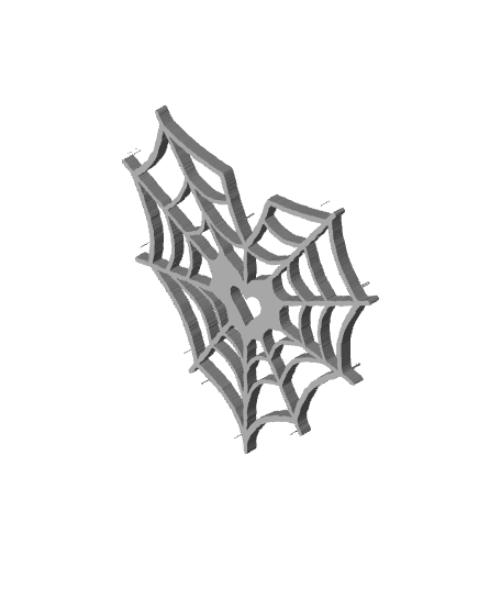 spider web heart 3d model