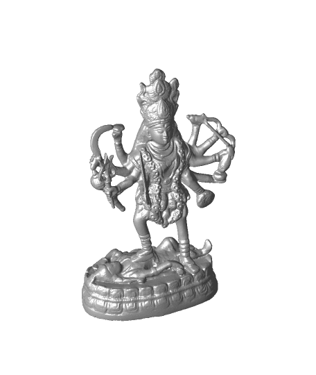 Maha Kali - Goddess of Time, Death and Doomsday 3d model