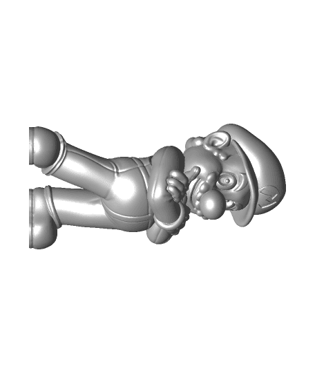 Mario - Super Mario Bros. - Fan Art 3d model