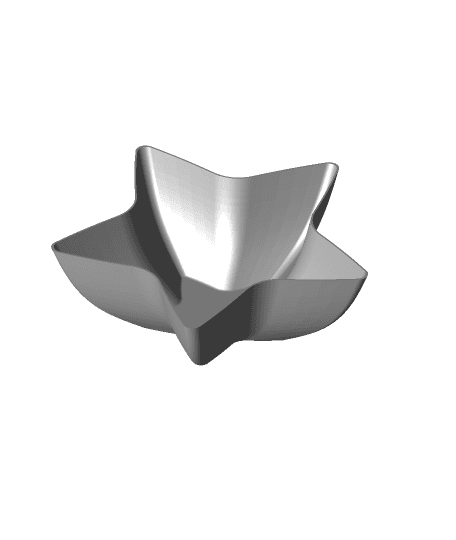 Star Bowl - Container - 180x180x60 - Shape Container Series 3d model