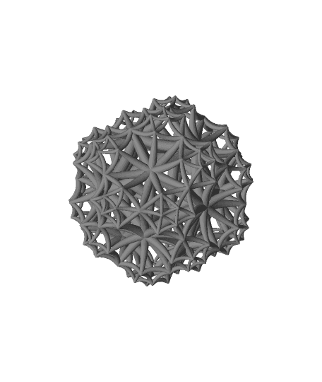 {3,5,3} hyperbolic honeycomb 3d model