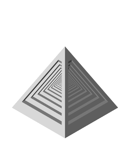 Infinite pyramid 2.0 3d model