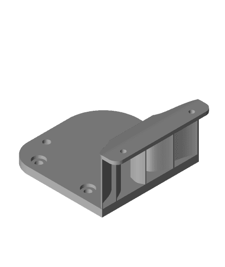 Radial Fan Holder for heatsinks by DM4DS full viewable 3d model